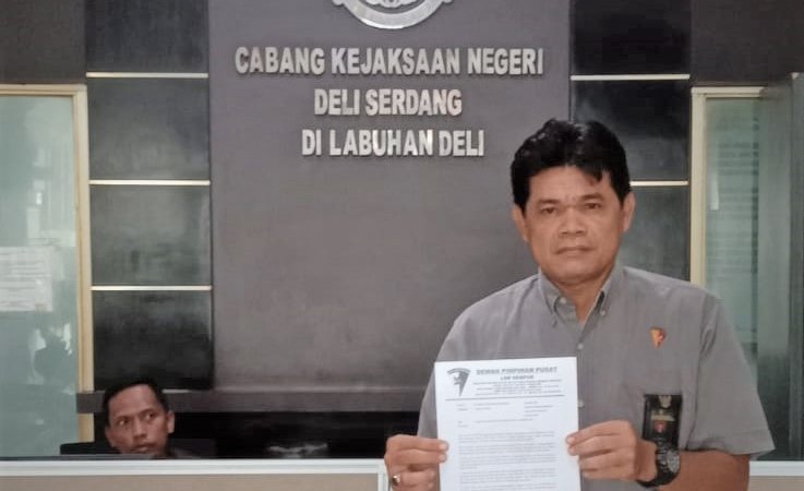 Kasus TIPIKOR Kades Helvetia Terus Bergulir, LSM GEMPUR Juga Buat Laporan Di Cabjari Labuhan Deli Media Tipikor Indonesia